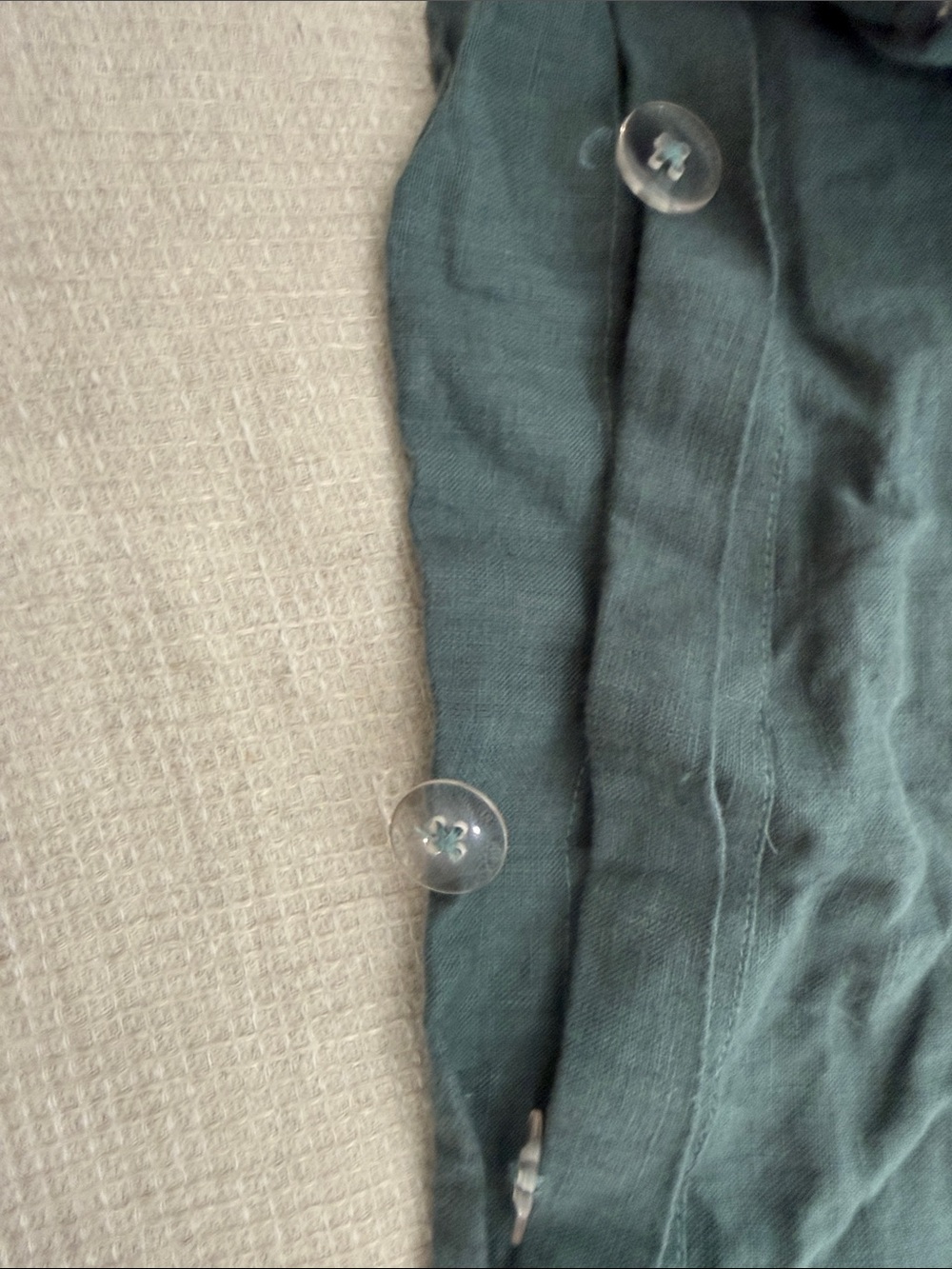 Quince European linen duvet, cover ONLY in Ocean NWT - Picture 3 of 4